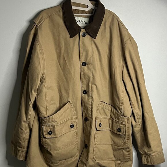 Orvis Other - ORVIS Canvas Barn Jacket Men’s XL Color:Brown With Quilted Lining